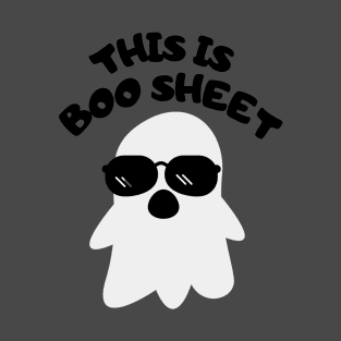 Halloween Ghost - 'Boo Sheet' Funny Design T-Shirt