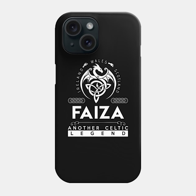 Faiza Name T Shirt - Another Celtic Legend Faiza Dragon Gift Item Phone Case by harpermargy8920
