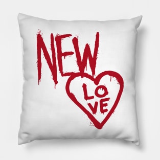 New love drippy red design drip drippy hoodies Pillow