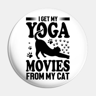 I get my yoga movies from my cat Pin