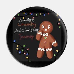 Anxiety hurts my tummy T-shirt Pin