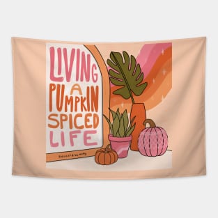 Pumpkin Spice Life Tapestry