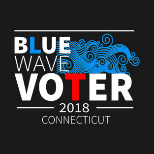 Blue Wave Voter 2018 Connecticut T-Shirt