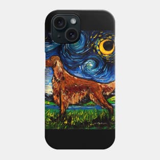 Irish Setter Starry Night Phone Case