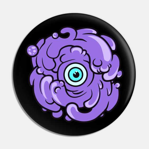 Eye Purple Hole Pin by EYECATC