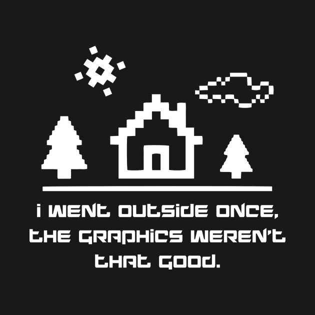 I want outside once, the graphics weren't that good by TEEPHILIC