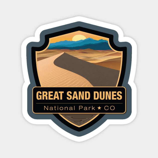 Great Sand Dunes National Park Magnet by Curious World