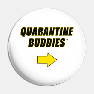 Quarantine Buddies United (left arrow) Pin