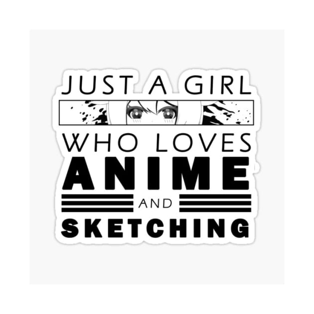 Just A Girl Who Loves Anime And Sketching by Aquora Art