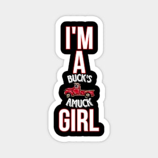 Buck's Amuck Girl Magnet