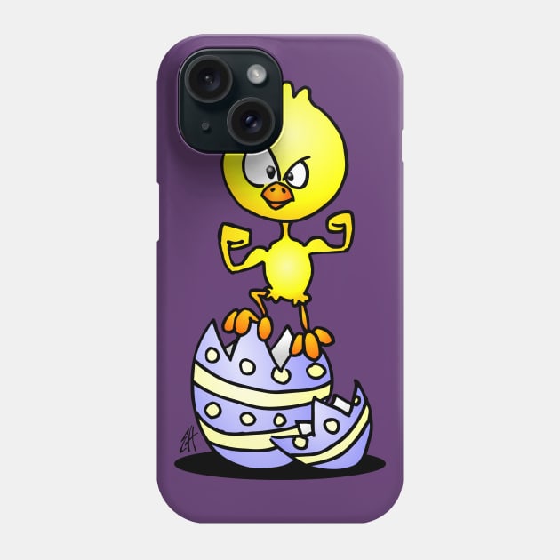 Easter chick Phone Case by Cardvibes