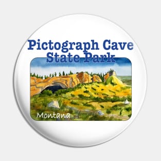 Pictograph Cave State Park, Montana Pin