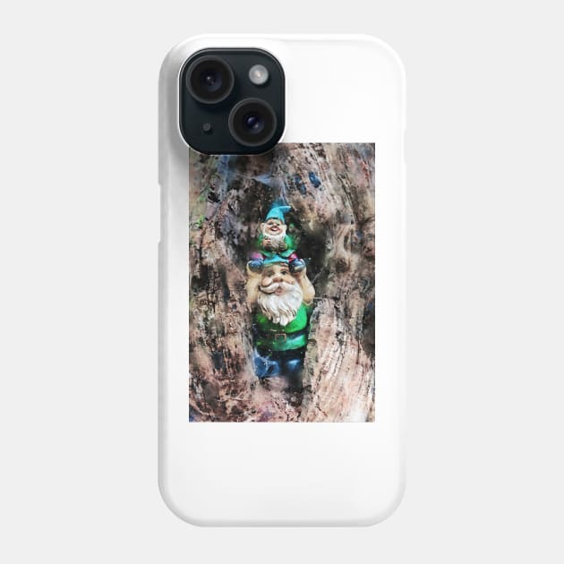 Woodland Gnomes 4 Phone Case by Robert Alsop