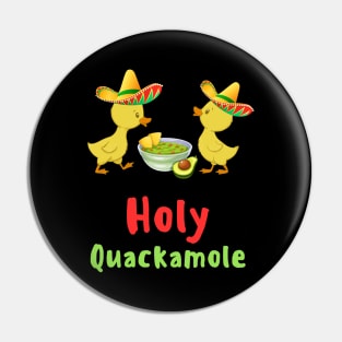 Cute ducklings with Sombrero celebrating Cinco de Mayo Pin