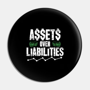 Assets Over Liabilities Accountant Pin