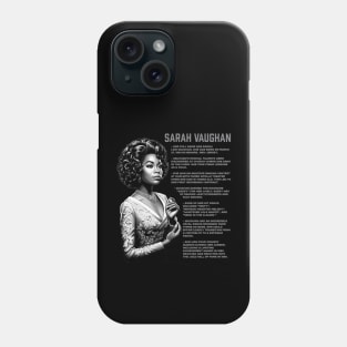 Sarah Vaughan Phone Case