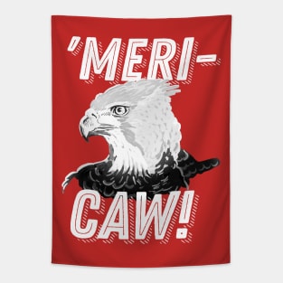 Patriotic American Bald Eagle Merica - Mericaw USA Tapestry