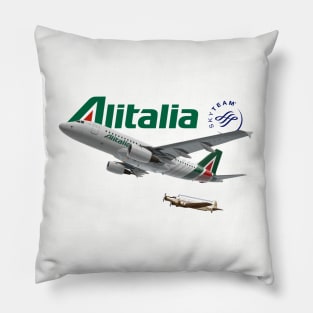 A319 Alitalia Pillow