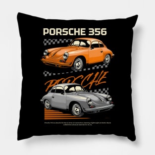 Vintage Porsche 356 Pillow