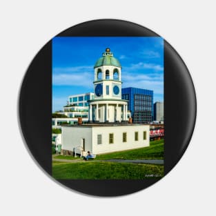 Halifax Town Clock 2017 Pin