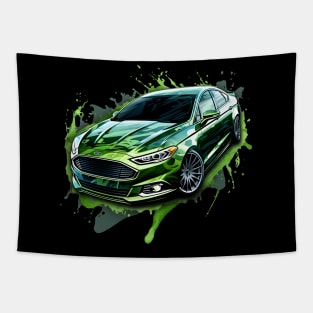 Green Ford Fusion Tapestry