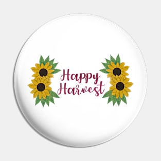 Happy Harvest Sunflower Pin