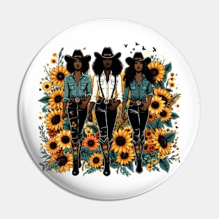 Black Cowgirls western rodeo melanin Pin