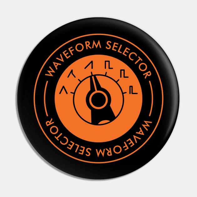 Analog Synth Waveform Selector Pin by Atomic Malibu