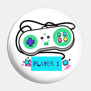 Player 1 Retro Controller Pin