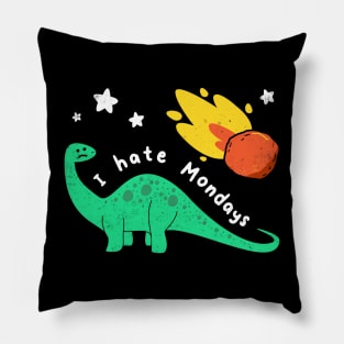 Funny Dinosaur Joke, Funny Monday Humor, Work Pillow