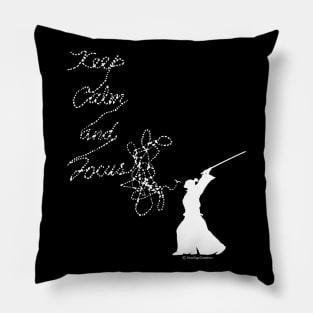 Keep Calm and Focus Pillow