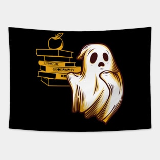 Read more books Cute horror Ghosts Read more boooooks Halloween Tapestry