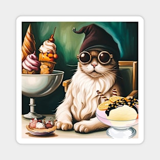 Feline Frosty Treats Magnet