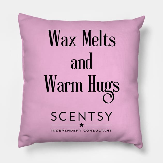 wax melts and warm hugs Pillow by scentsySMELL