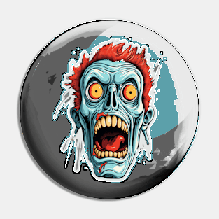 Zombie Halloween - Shocked! Pin