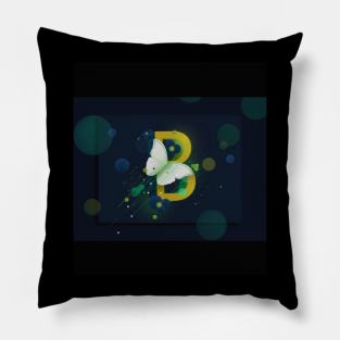 B for Butterfly Pillow