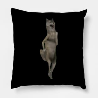 Ijbiñij wolf dancing meme animation 3d Pillow