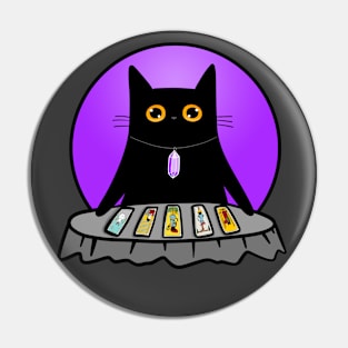 Tarot Cat Pin