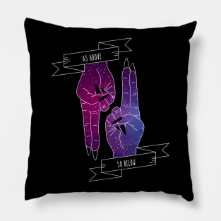 Cosmic As Above So Below Pillow