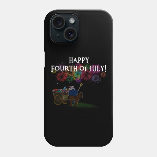 Fantasy 4th Of July Fireworks American Independence Day Phone Case by BoggsNicolas