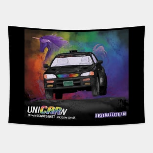 Best Rally Team Rainbow Dust Merch Tapestry