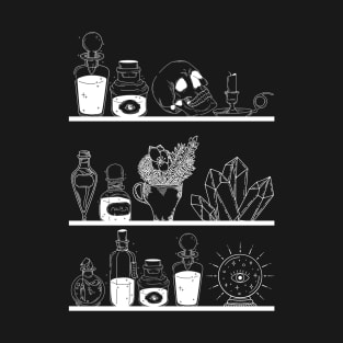 Potion Shelves (W) T-Shirt