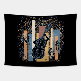 Mardi Gras Jamming Tapestry