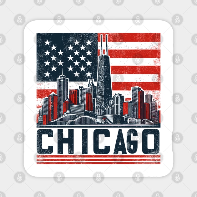 Chicago Magnet by Vehicles-Art