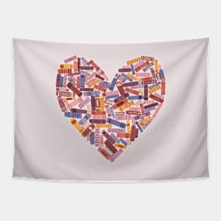 Book Lover - Pink and Purple Tapestry