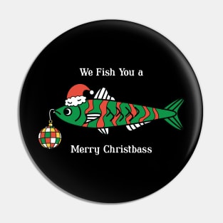 We fish you a merry christmas funny Fish Christmas Gift Pin