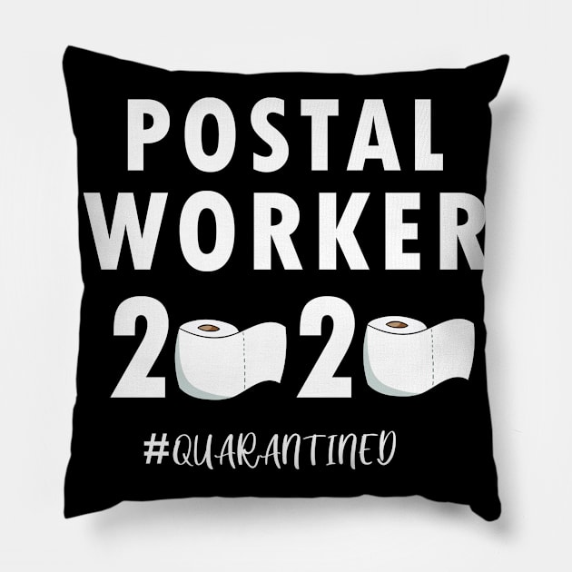 Postal worker quarantined 2020 gift Pillow by Flipodesigner