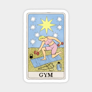 Tarot Card Gym Magnet