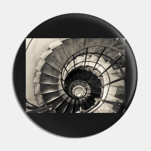 Fine art image; Spiral staircase in the Arch d' Triumph, Paris. Pin by brians101