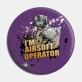 I'm Airsoft Operator Pin